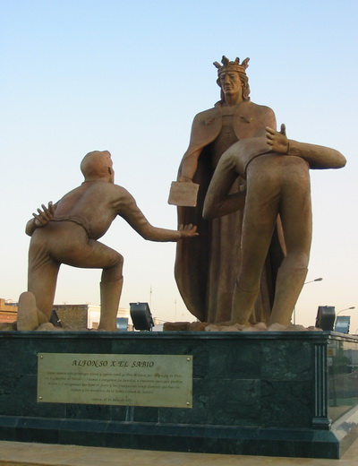 Памятник королю Альфонсо мудрому в Ла Пуэбла дель Рио близ Севильи